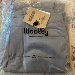 Mens Woolly Clothing Longhaul Pants Grey 34x34 NWT